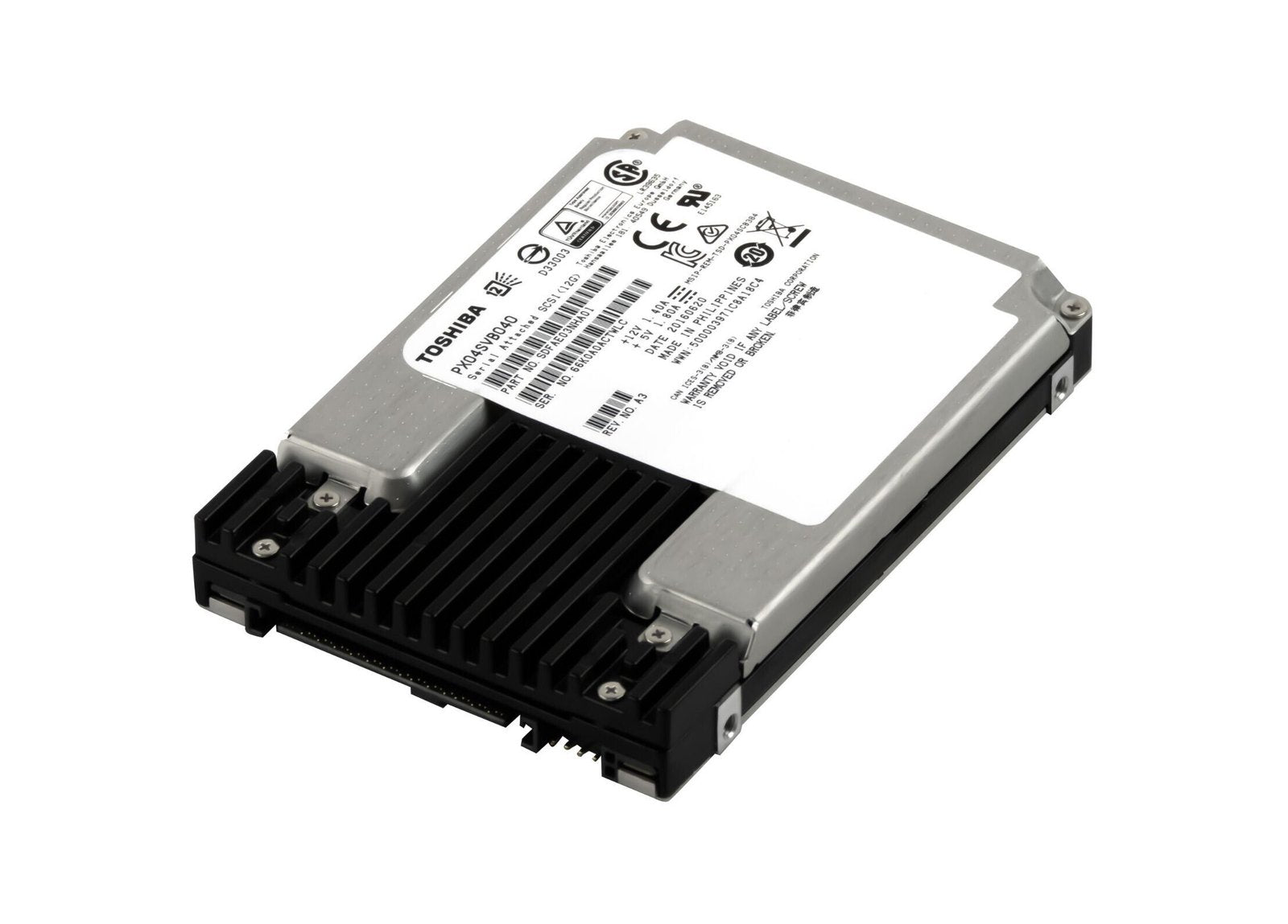 Toshiba PX04SVB Series 400GB SAS 12Gb/s Read In - PX04SVB040