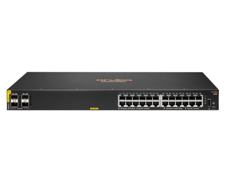 HPE Aruba 6000 24-Ports 10/100/1000BASE-T Ether - R8N87A#ABA
