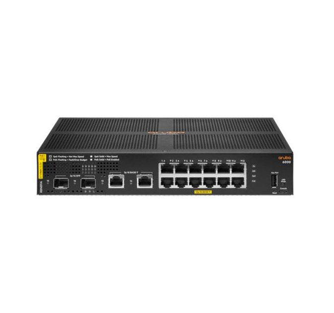 HP Aruba CX 6000 Series 12-Ports 10/100/1000BAS - R8N89A#ABA