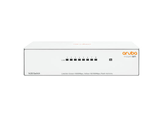 HPE Aruba Instant On 1430 Series 8-Ports 10/100/100 - R8R45A