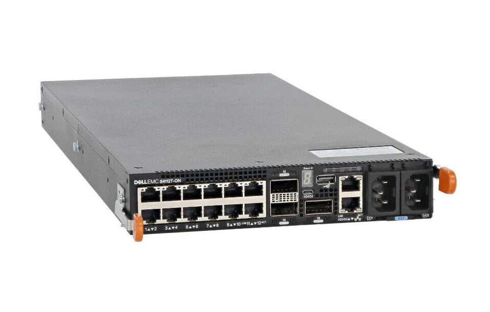 Dell 12-Ports 10GbE RJ-45 Rack-Mountable Network - S4112T-ON