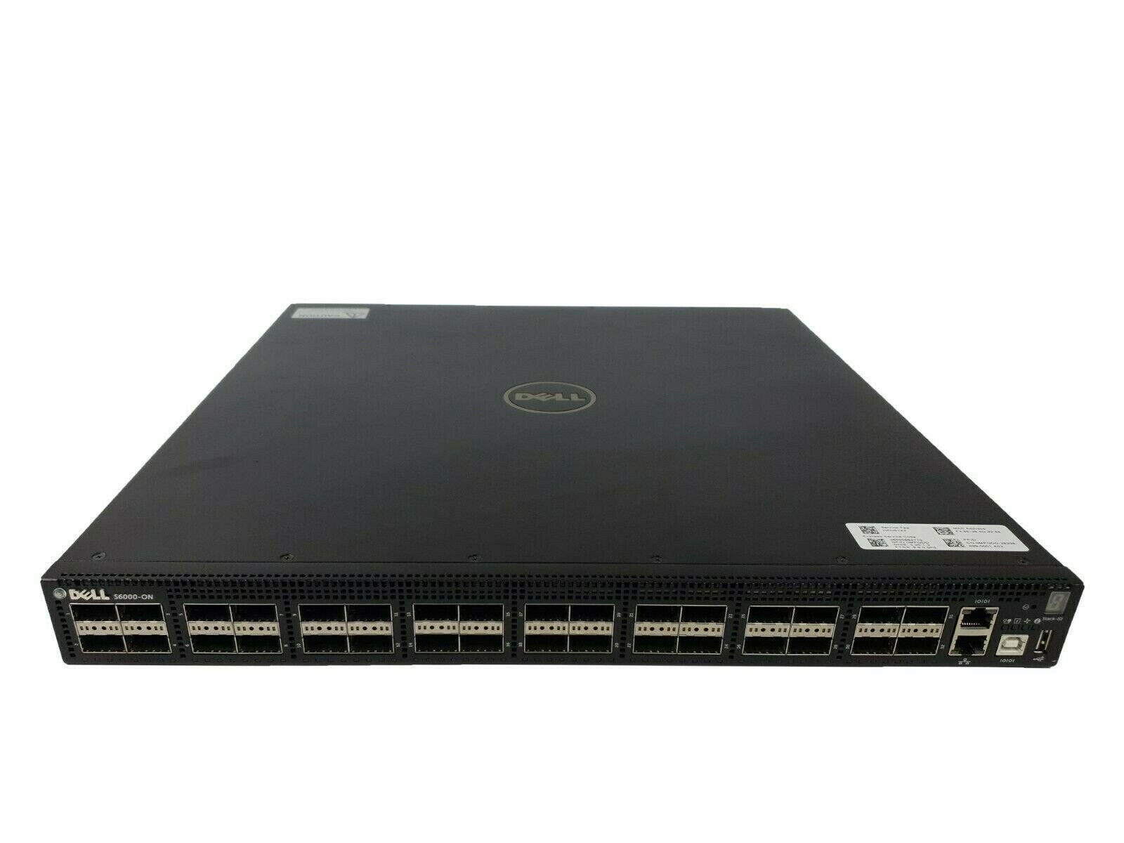 Dell 32-Ports 40GBASE-X QSFP+ Layer 3 Rack-mounta - S6000-ON