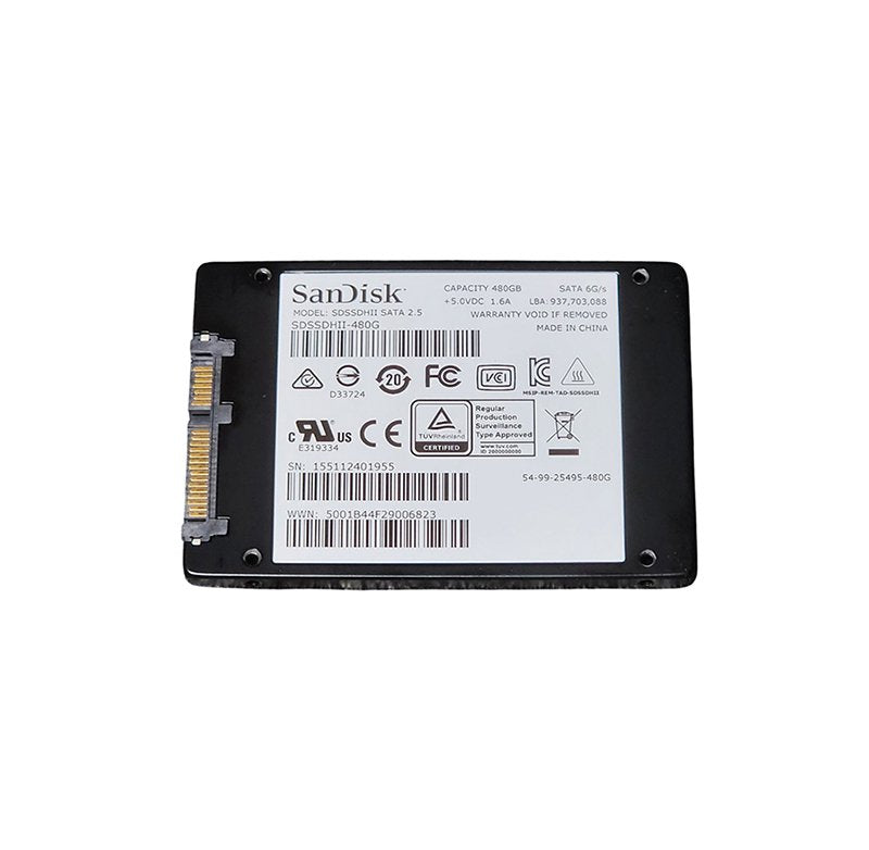 SanDisk Ultra II Series 480GB SATA 6Gb/s 2D - SDSSDHII-480G