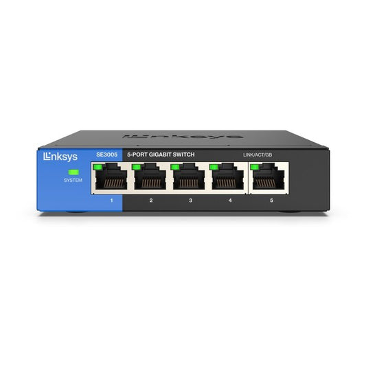 Linksys 5-Ports 10/100/1000BASE-T Ethernet Network - SE3005