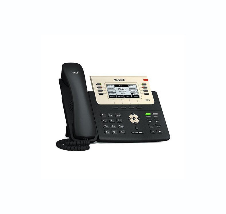 Yealink T27G 6-Lines Dual-Port Ethernet 3.66-inch - SIP-T27G