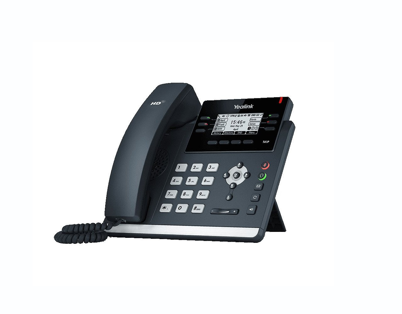 Yealink T41P 6-Lines Dual-Port Ethernet IP Phone - SIP-T41P