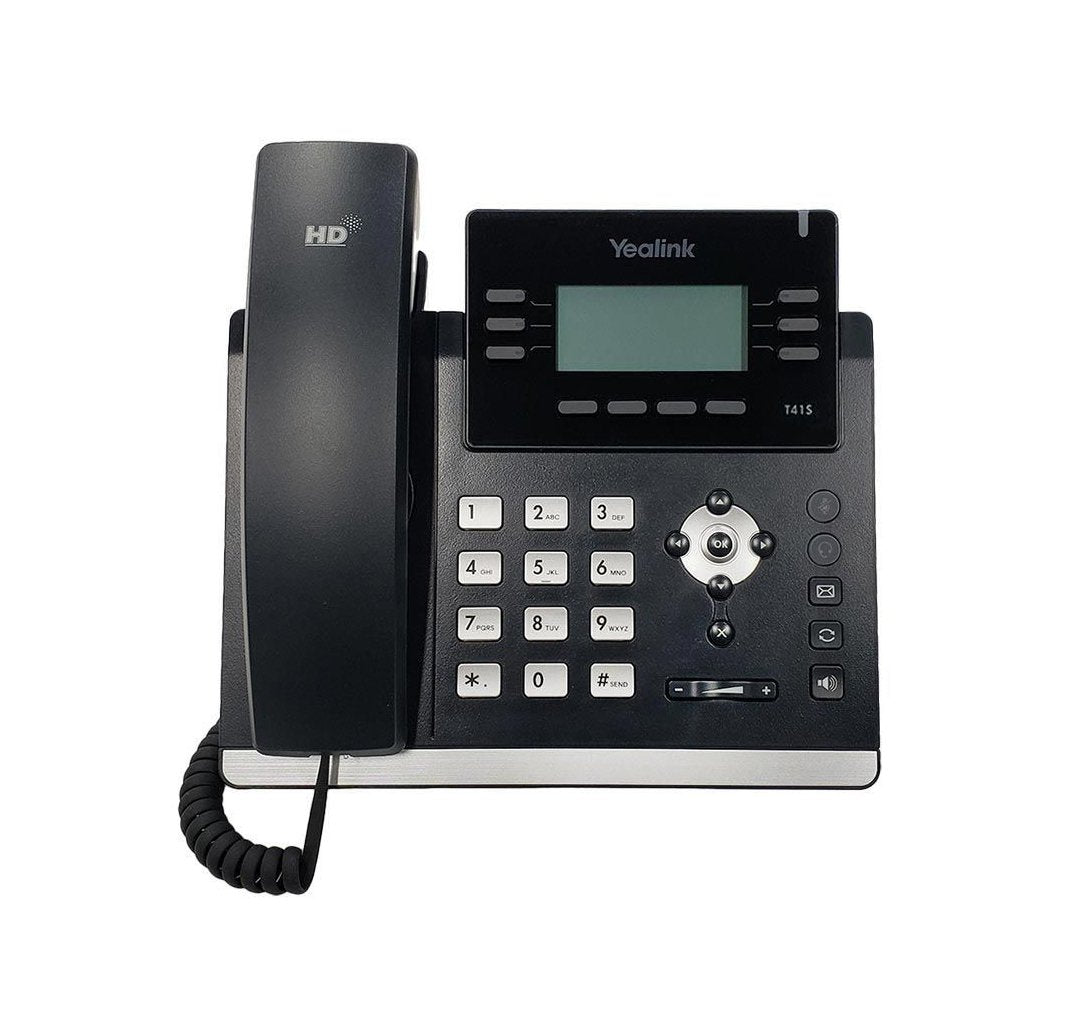 Yealink T41S 6-Lines Dual-Port Ethernet 2.7-inch - SIP-T41S