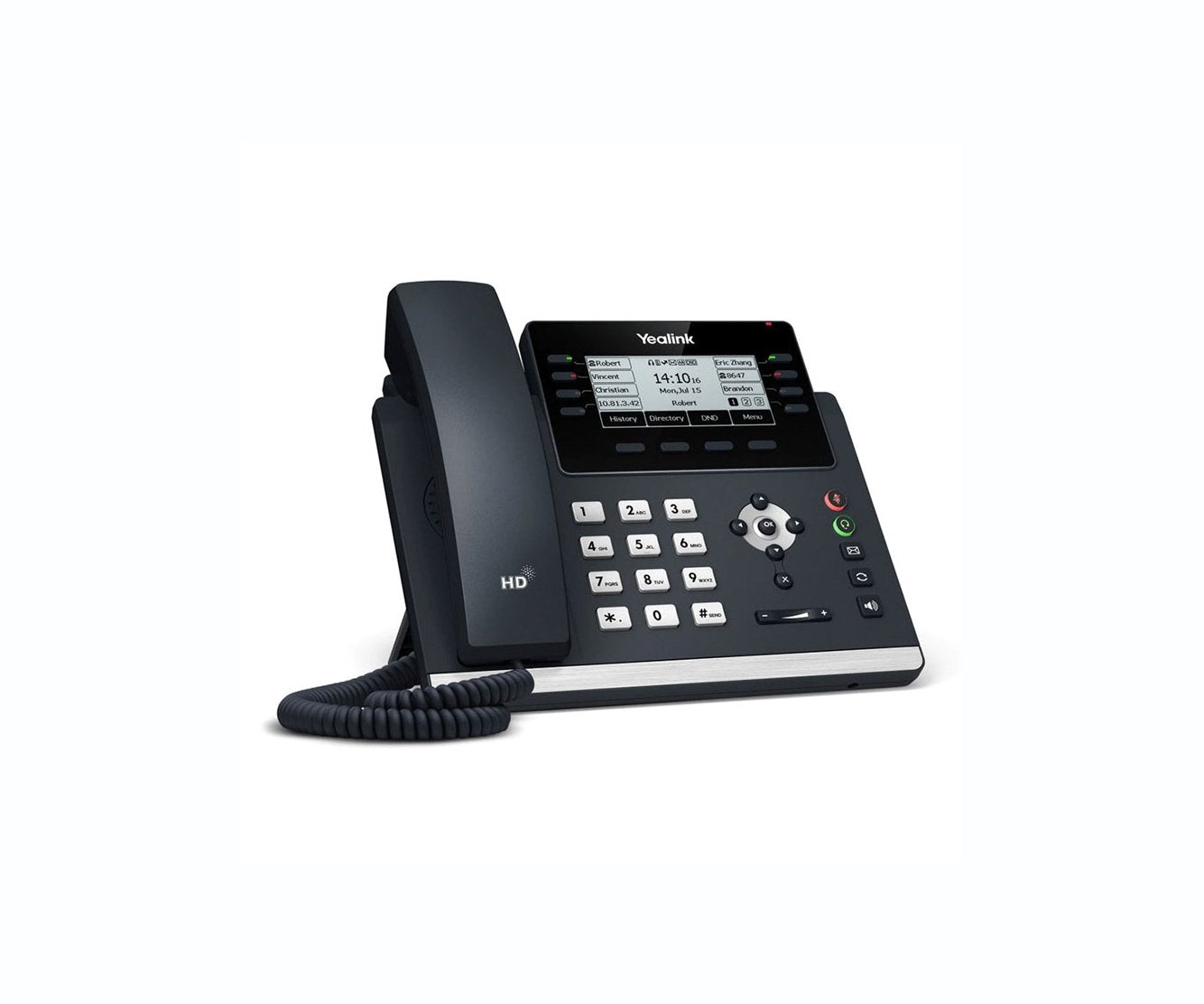 Yealink T43U 12-Lines Dual-Port Ethernet 3.7-inch - SIP-T43U