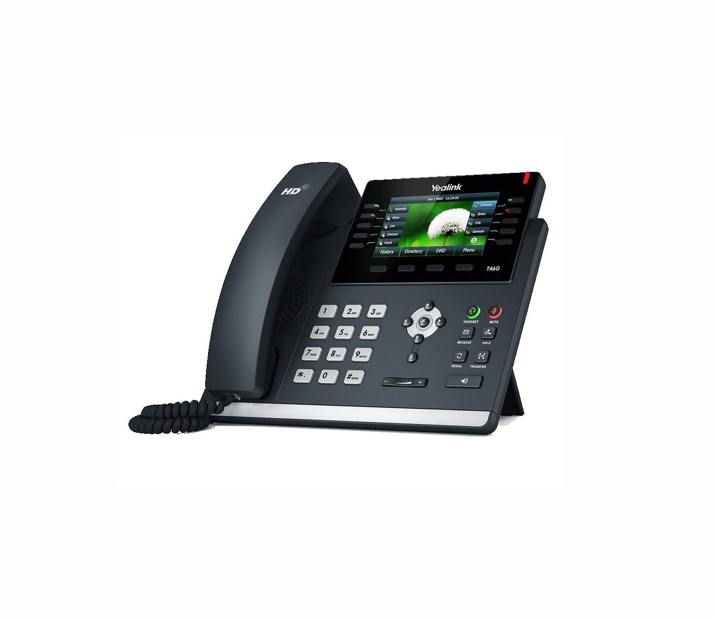 Yealink T46G 6-Lines Dual-Port Ethernet 4.3-inch - SIP-T46G