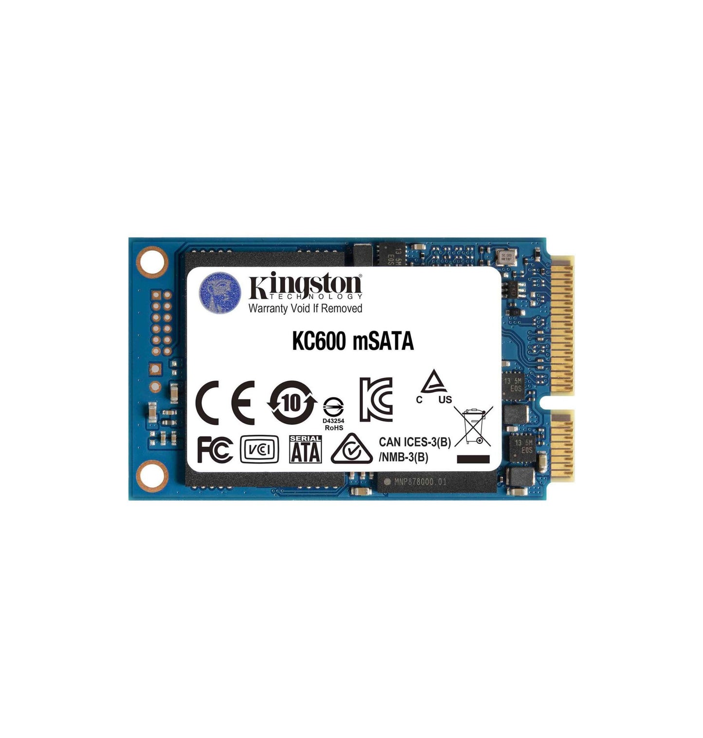 Kingston 512G Ssd Kc600 Sata3 Msata - SKC600MS/512G