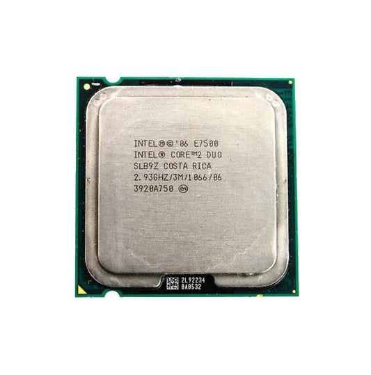 Intel Core 2 Duo E7500 Dual-Core 2.93GHz 3MB L2 Cach - SLB9Z