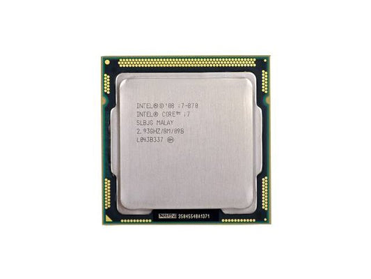 Intel Core i7-870 4-Core 2.93GHz 2.5GT/s DMI 8MB L3 - SLBJG