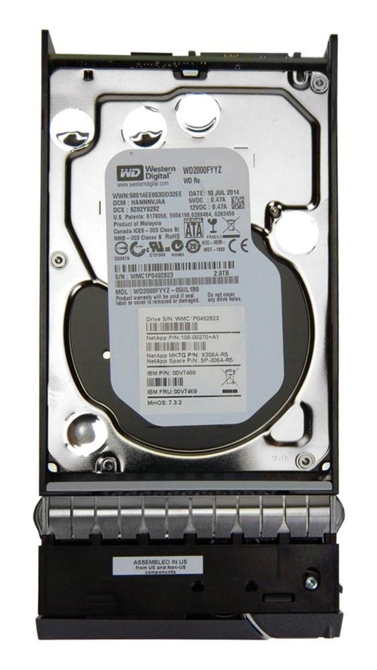 NetApp 2TB SATA 6Gb/s 7200RPM 64MB Cache 3.5-in - SP-306A-R5