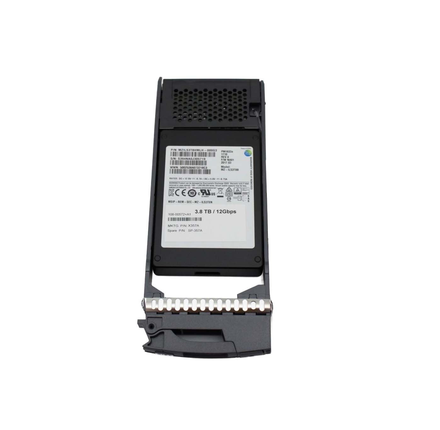 NetApp 3.8TB SAS 12Gb/s 2.5-inch Solid State Drive - SP-357A