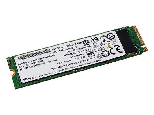 Dell PC611 1TB M.2 PCI-Express Gen3.0 x4 NVMe Solid - 0MXTT3
