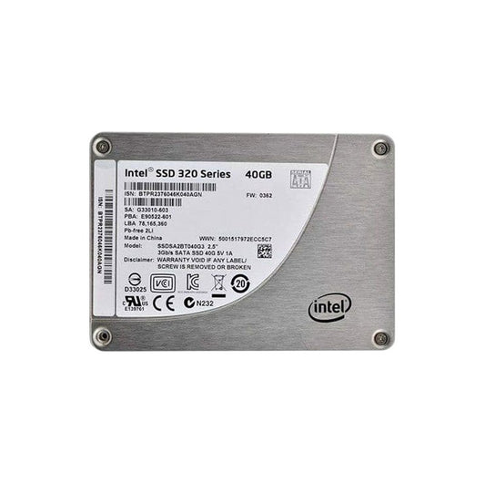 Intel SSD 320 Series 40GB SATA 3Gb/s 2D NAND - SSDSA2BT040G3
