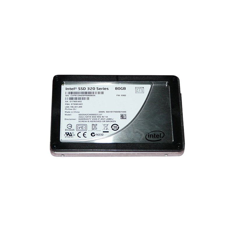 Intel SSD 320 Series 80GB SATA 6Gb/s 2D NAND - SSDSA2CW080G3