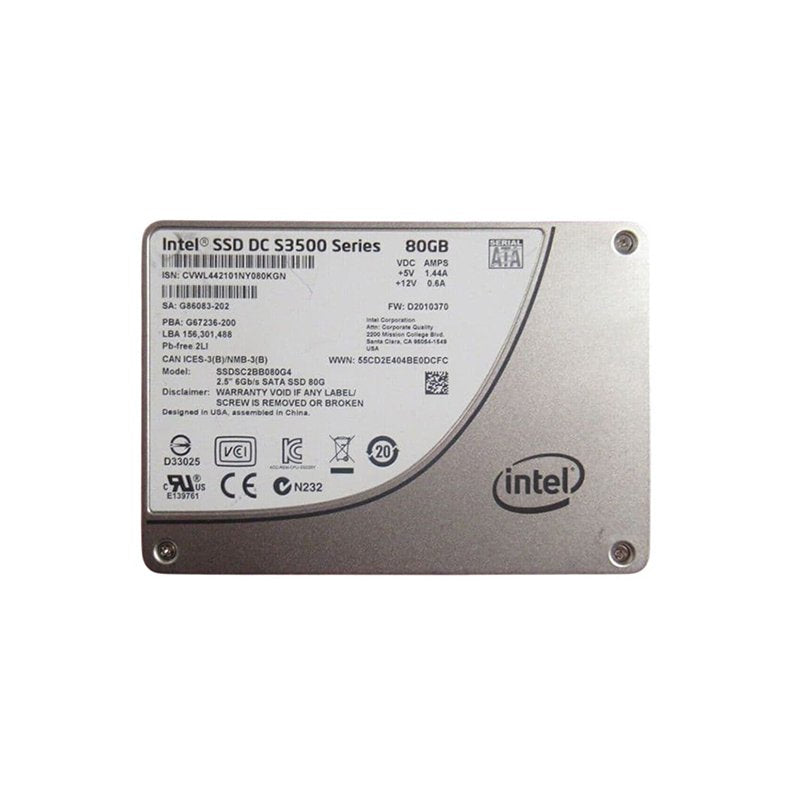 Intel SSD DC S3500 Series 80GB SATA 6Gb/s ML - SSDSC2BB080G4