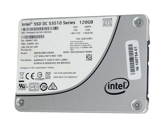 Intel DC S3510 Series 120GB SATA 6Gb/s MLC - SSDSC2BB120G6K