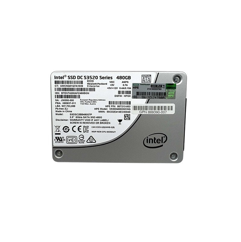 Intel DC S3500 Series 480GB SATA 6Gb/s Read - SSDSC2BB480G7P
