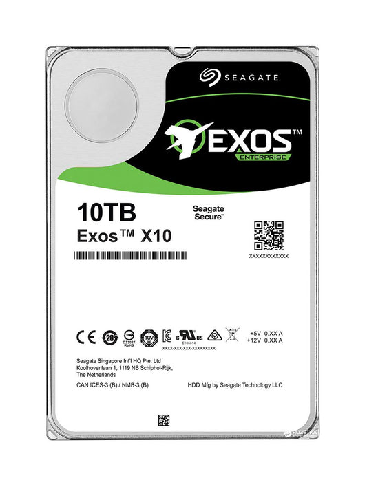 Seagate Exos X10 10TB SAS 12Gb/s 7200RPM 256 - ST10000NM0226