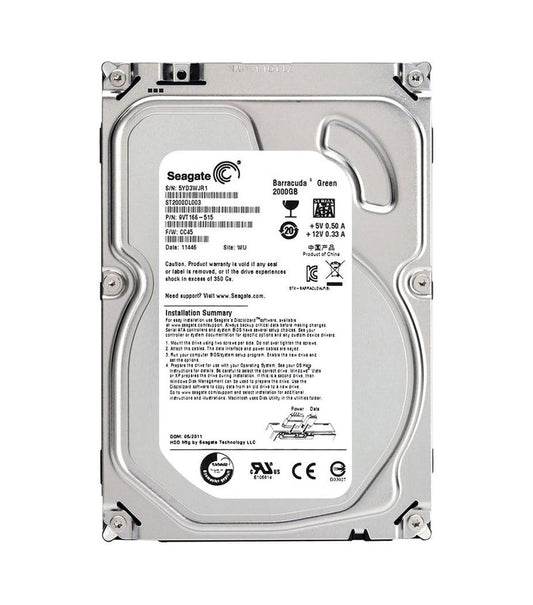 Seagate Barracuda Green 2TB SATA 6Gb/s 5900RPM - ST2000DL003