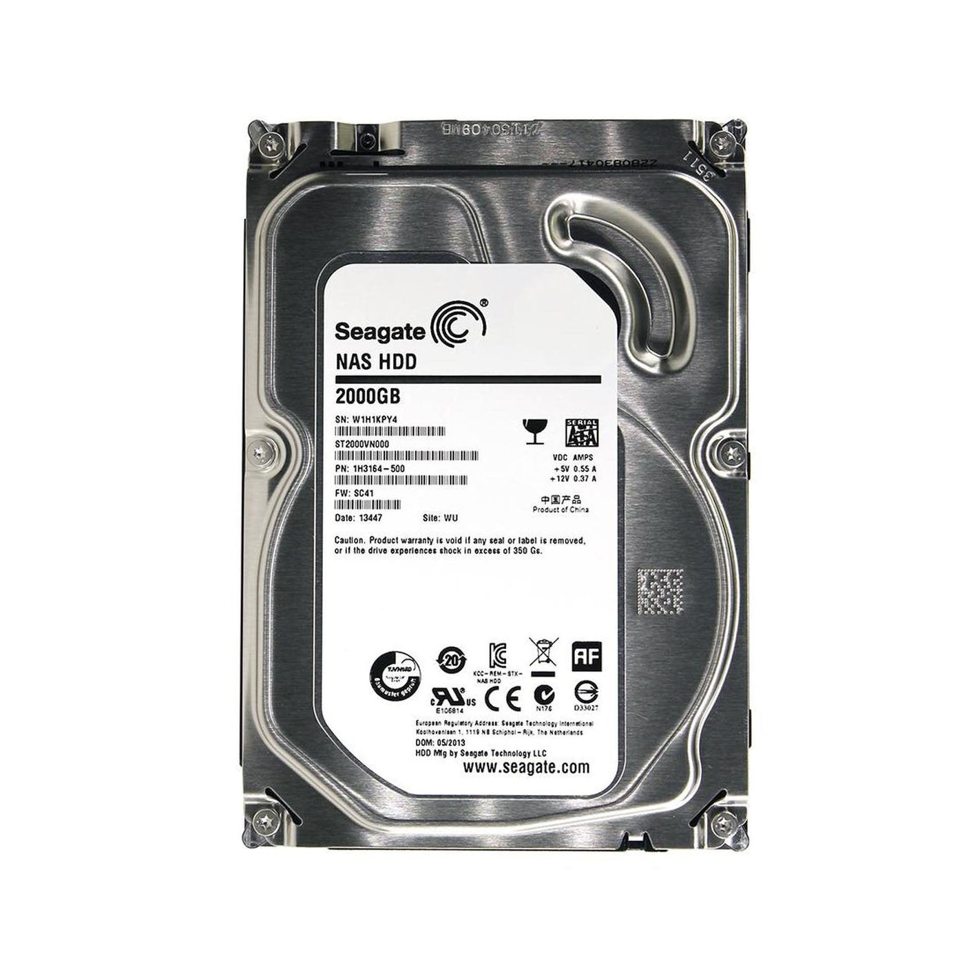 Seagate NAS HDD 2TB SATA 6Gb/s 7200RPM 64MB Ca - ST2000VN000