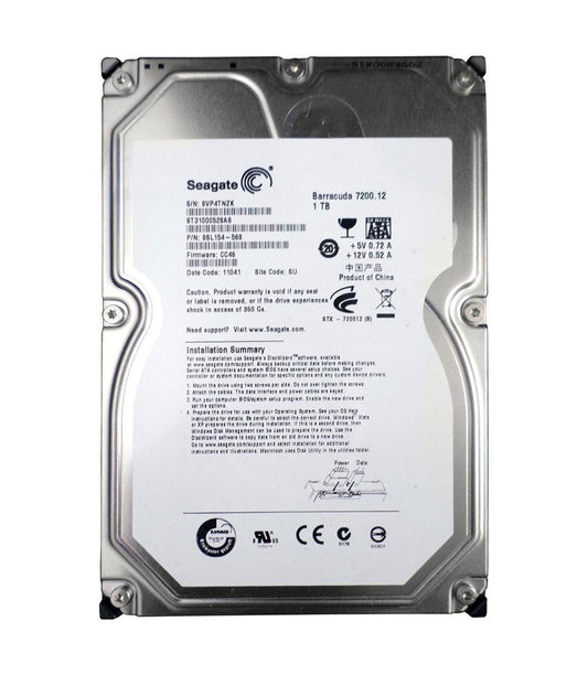Seagate Barracuda 7200.12 1TB SATA 3Gb/s 7200 - ST31000528AS