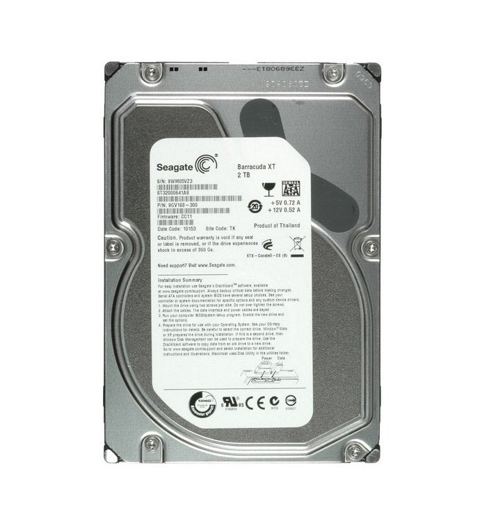 Seagate BarraCuda XT Series 2TB SATA 6Gb/s 72 - ST32000641AS