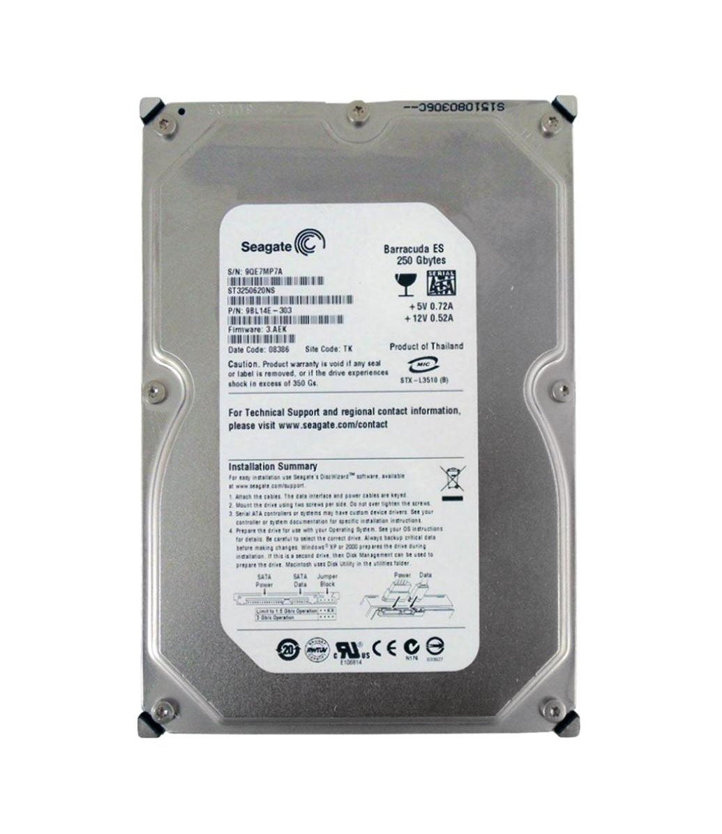 Seagate Barracuda 250GB SATA 3Gb/s 7200RPM 16M - ST3250620NS