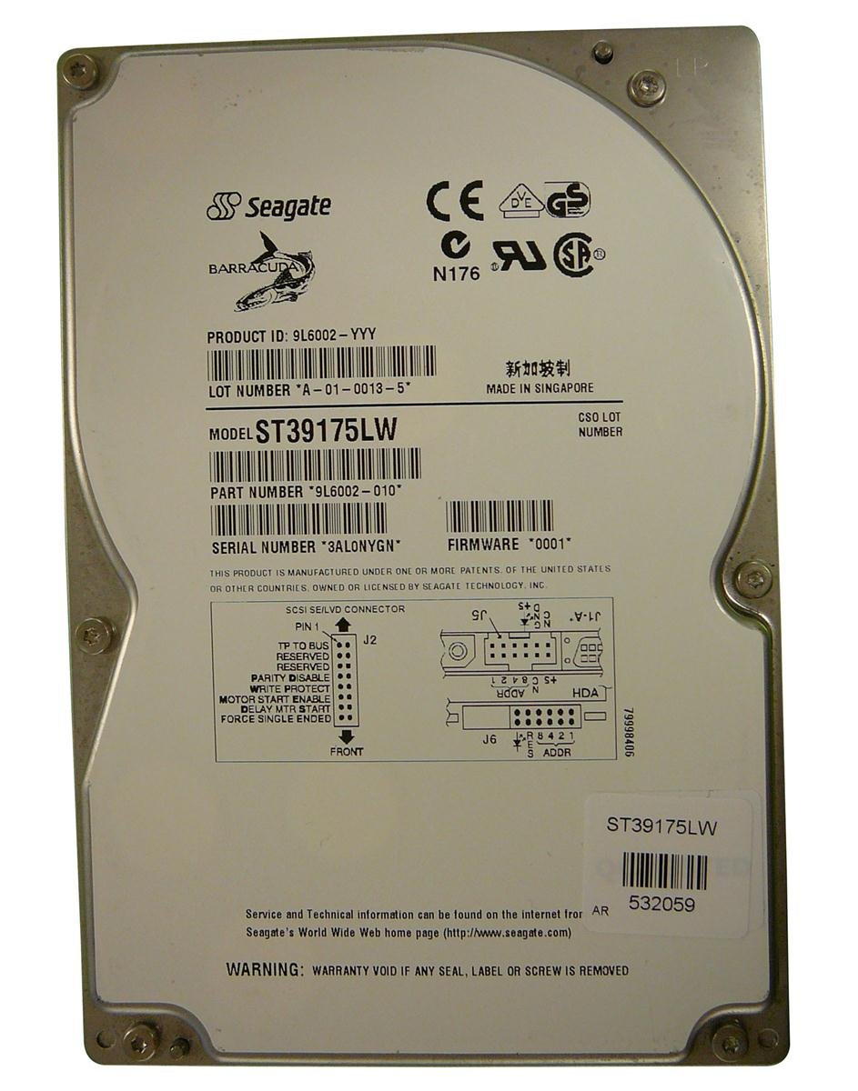 Seagate Barracuda 18LP 9GB 7200RPM 1MB Cache Ult - ST39175LW