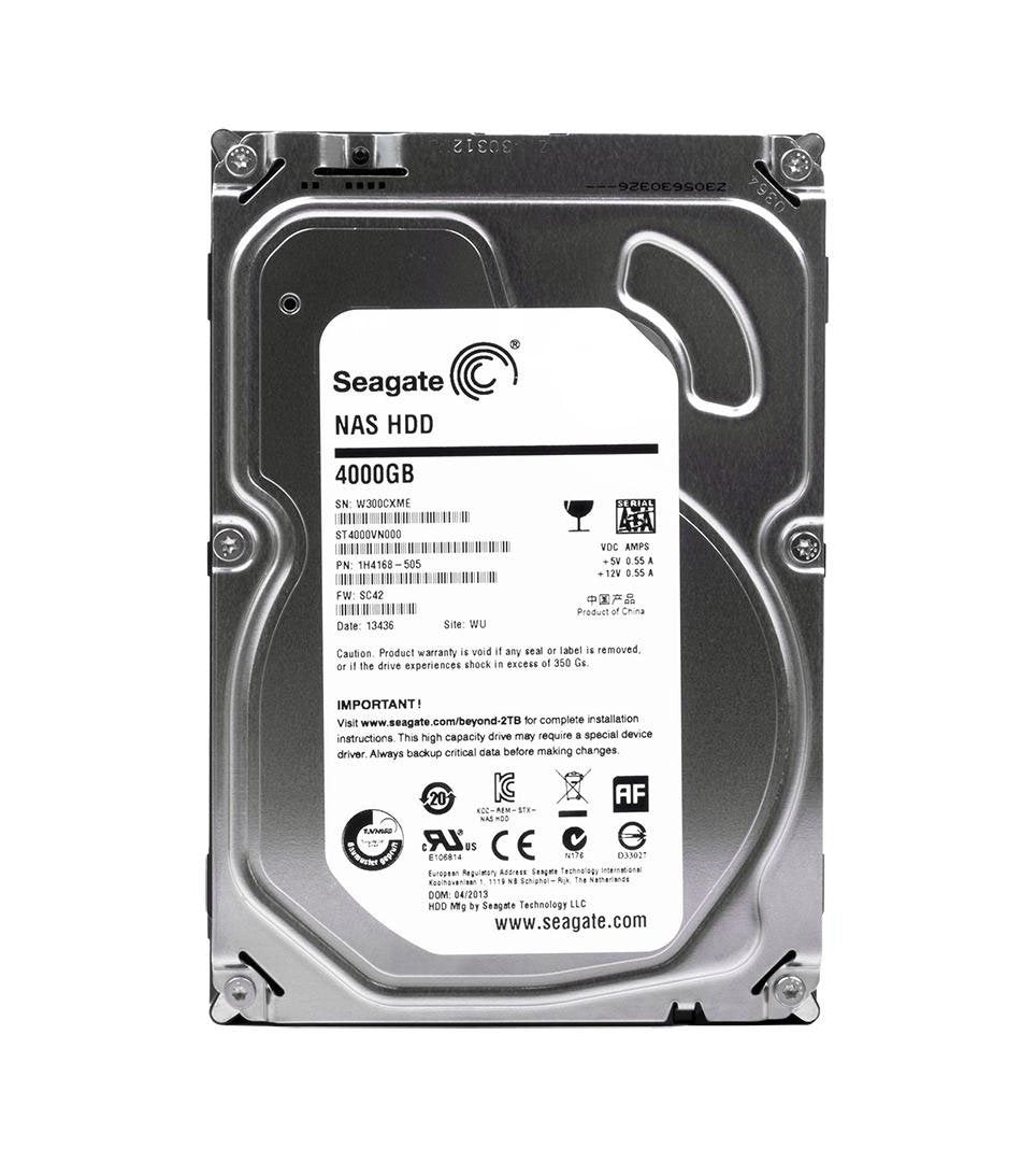 Seagate NAS HDD 4TB SATA 6Gb/s 7200RPM 64MB Ca - ST4000VN000