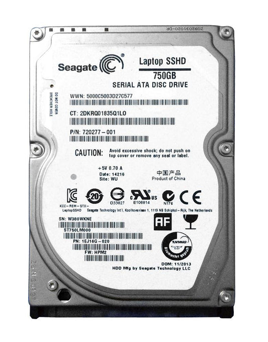 Seagate Laptop SSHD 750GB 5400RPM 64MB Cache SA - ST750LM000
