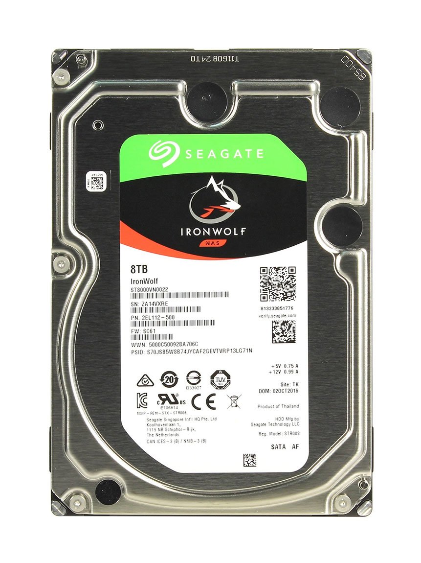 Seagate IronWolf 8TB 7200RPM 256MB Cache SATA - ST8000VN0022