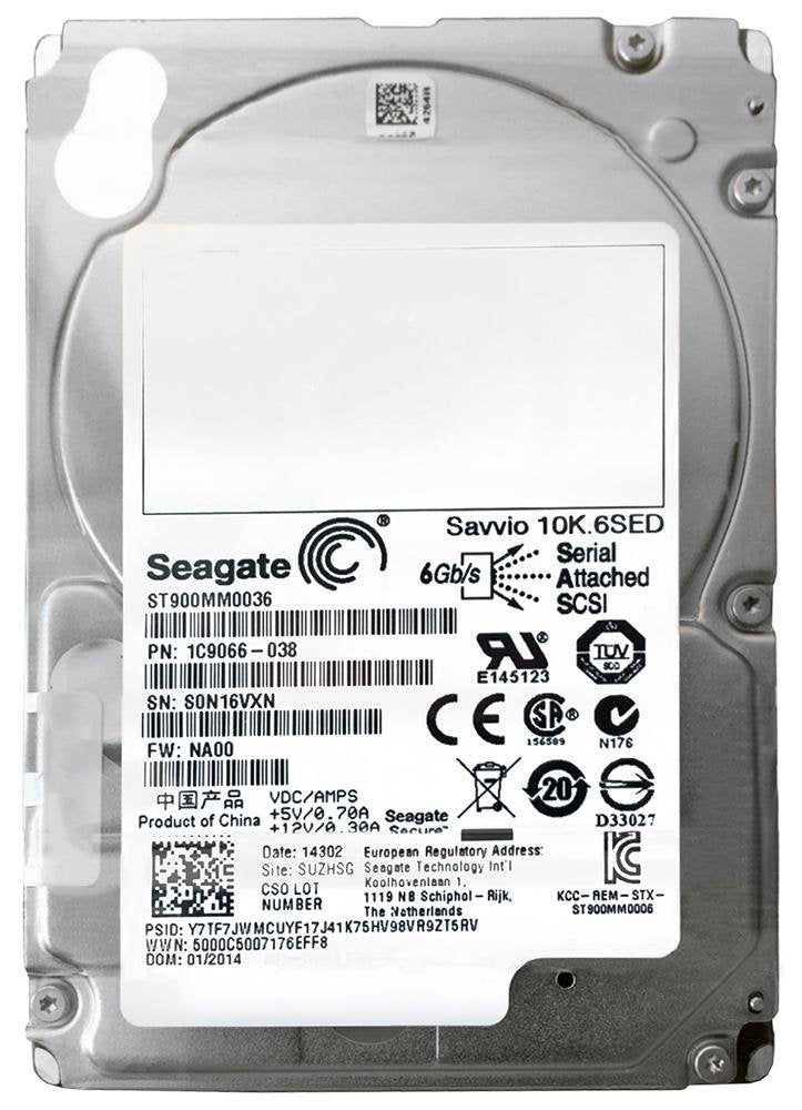 Seagate Savvio 10K.6 900GB SAS 6Gb/s 10000RPM - ST900MM0036