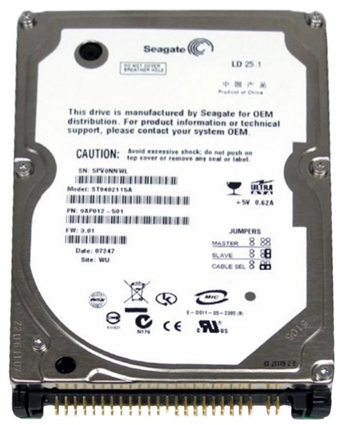 Seagate LD25 Series 40GB 5400RPM 2MB Cache ATA/ - ST9402115A