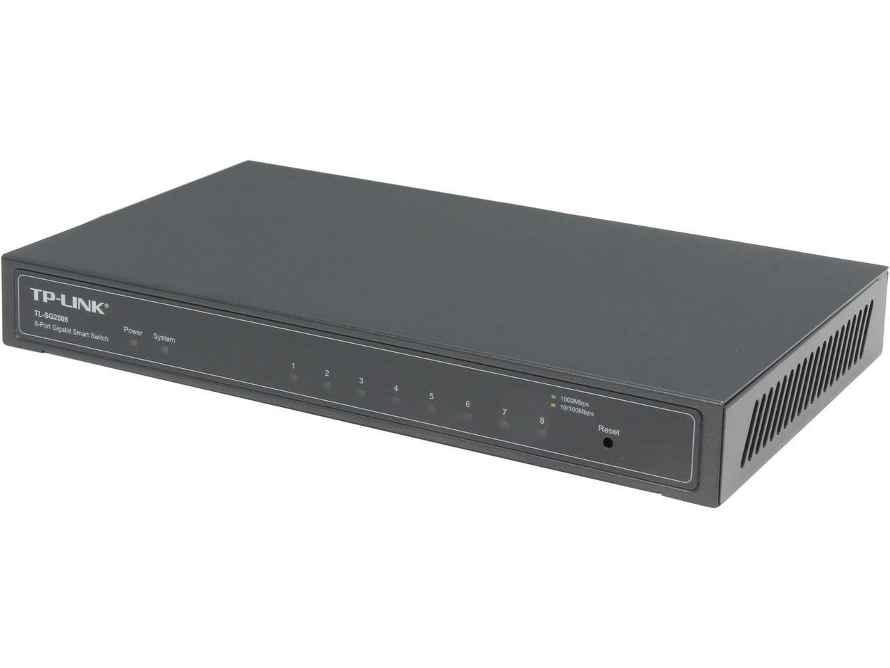 TP-Link TL-LINK TL-SG2008 8-Port Gigabit Smart - T1600G-28PS