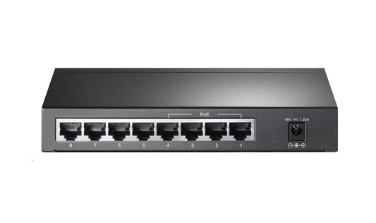 TP-Link 8-Ports 10/100/1000BASE-T PoE+ Network - TL-SG1008P