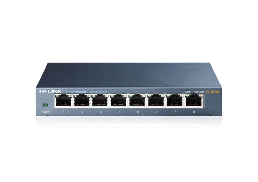 TP-Link 8-Ports 10/100/1000BASE-T Ethernet Networ - TL-SG108