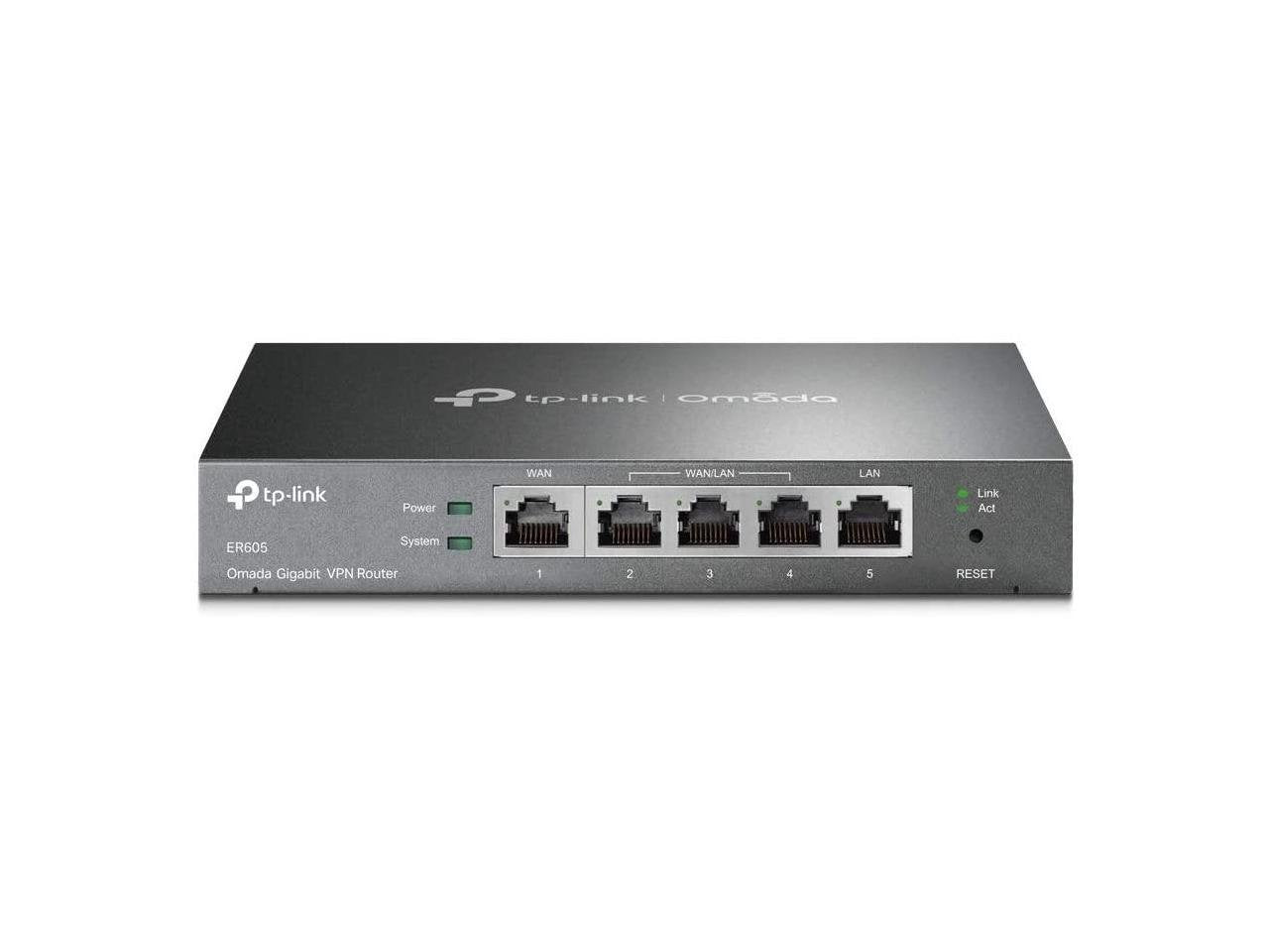 TP-Link ER605 Multi-WAN Wired VPN Router Up - TLSF1005D