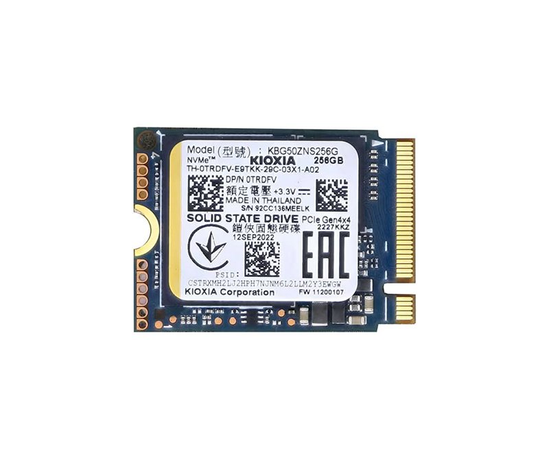 Dell 256GB PCI-Express 4.0 x4 NVMe M.2 2230 Solid St - TRDFV