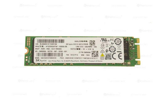 Dell 256GB SATA 6Gb/s M.2 2280 Solid State Drive (SS - W866W