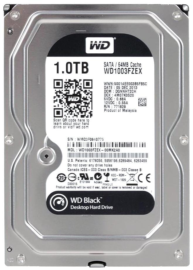 Western Digital Black 1TB SATA 6Gb/s 72 - WD1003FZEX-00MK2A0