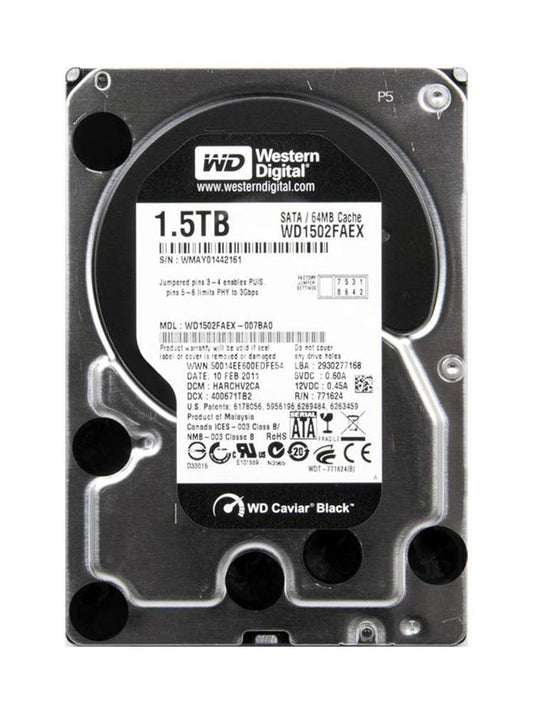 Western Digital Caviar Black 1.5TB SATA 6Gb/s 7 - WD1502FAEX