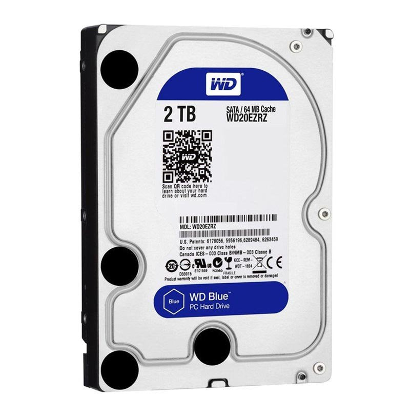 Western Digital Blue 2TB SATA 6Gb/s 5400RPM 64MB - WD20EZRZ