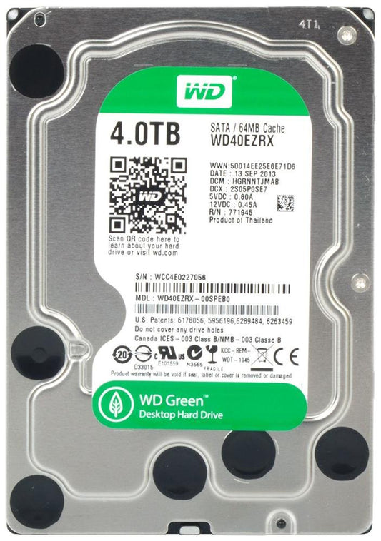 Western Digital Green 4TB SATA 6GB/s 5400 - WD40EZRX-00SPEB0