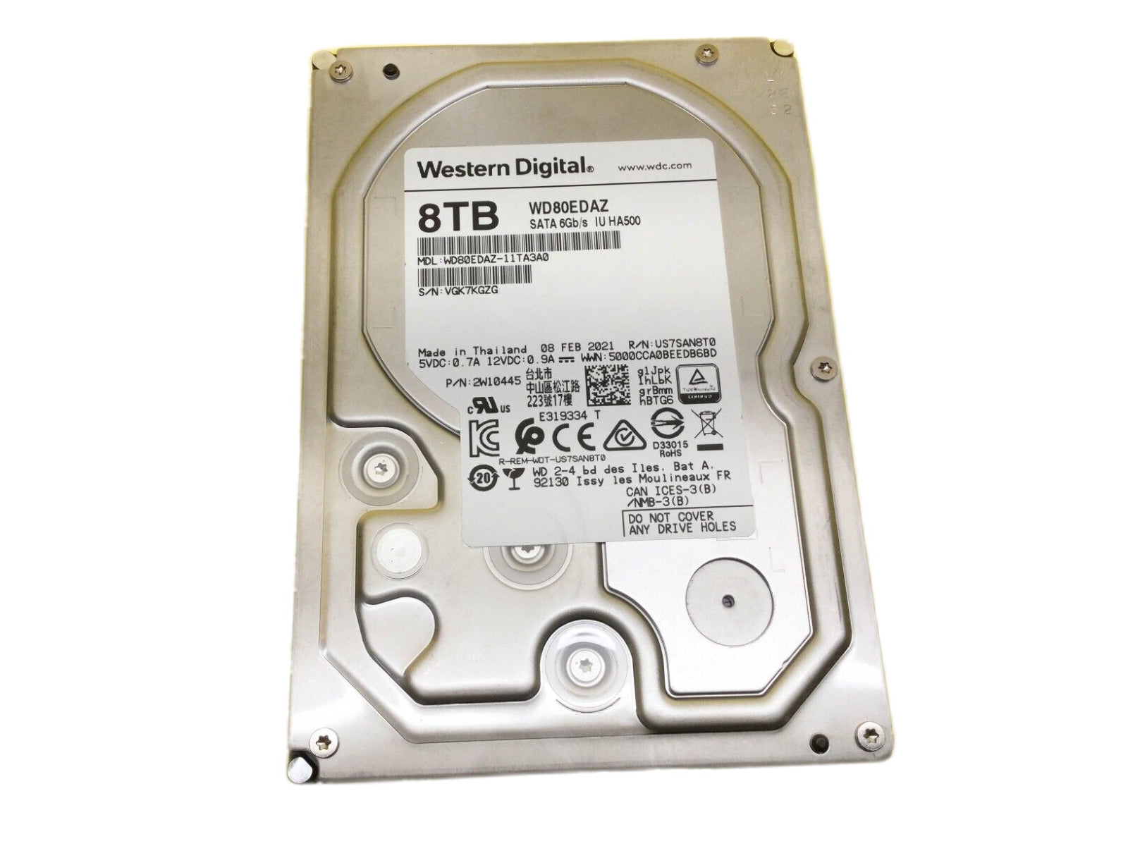 Western Digital Product Image WD80EDAZ
