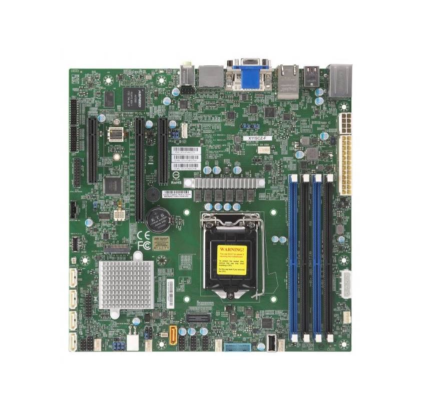 Supermicro Core i3/i5/i7/i9 G8/G9 Celeron/Pentium - X11SCZ-F