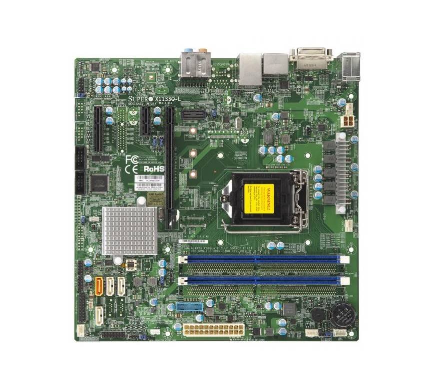 Supermicro Core i3/i5/i7 G6/G7 Celeron/Pentium Si - X11SSQ-L