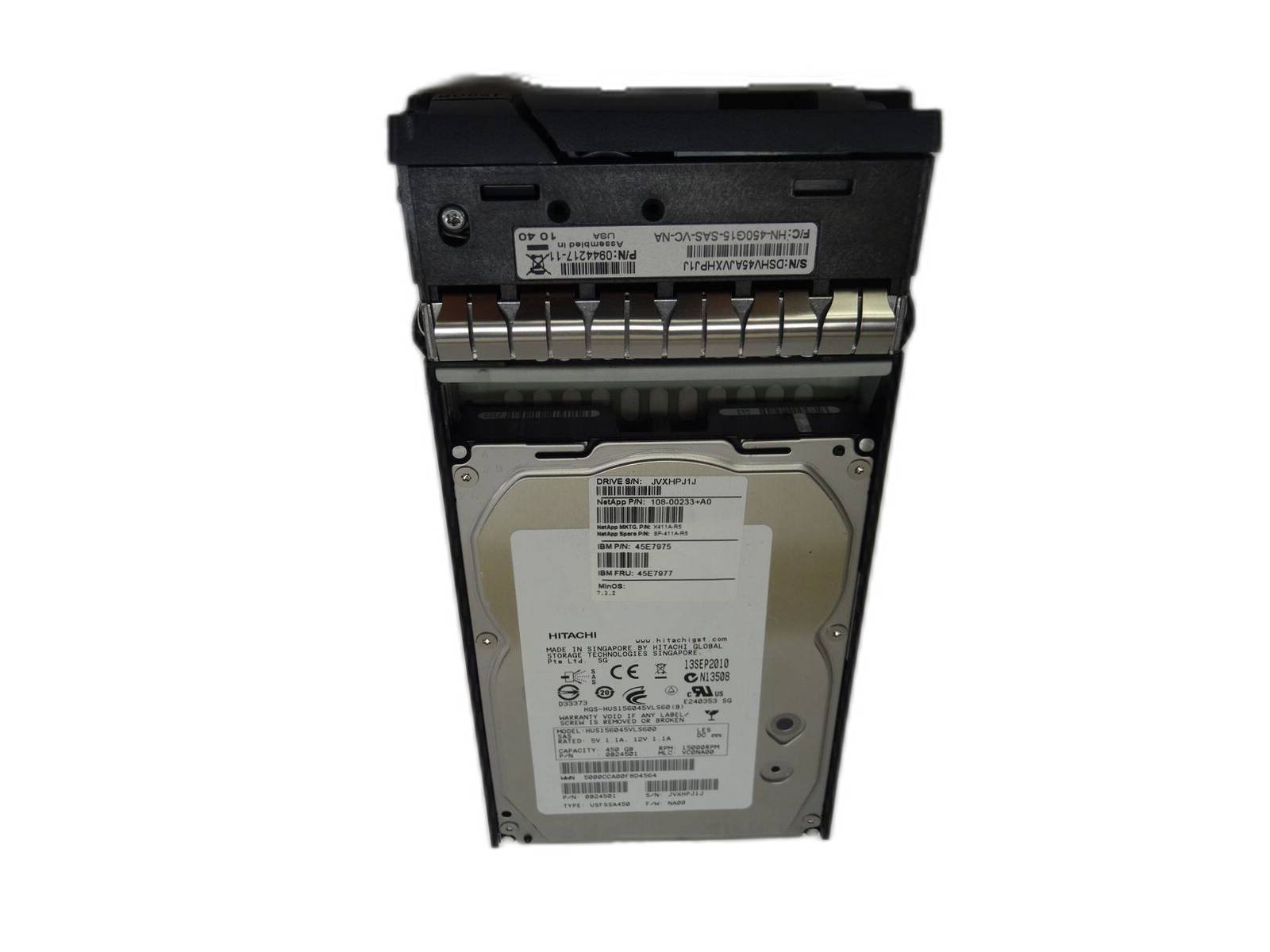 NetApp 450GB SAS 6Gb/s Hot Swap 15000RPM 64MB Cac - X411A-R5